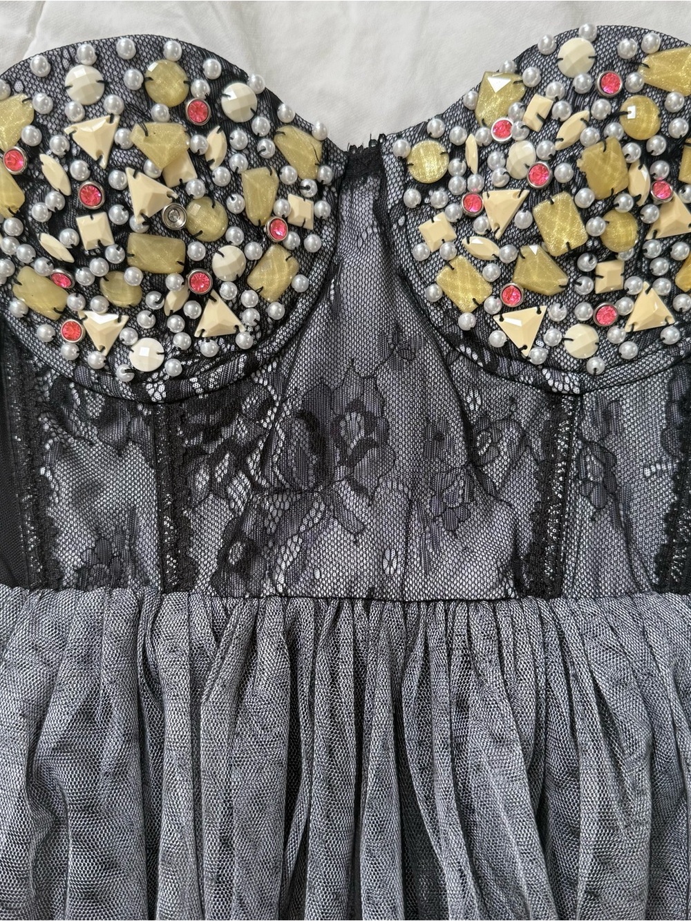 Jeweled Corset Party Dress